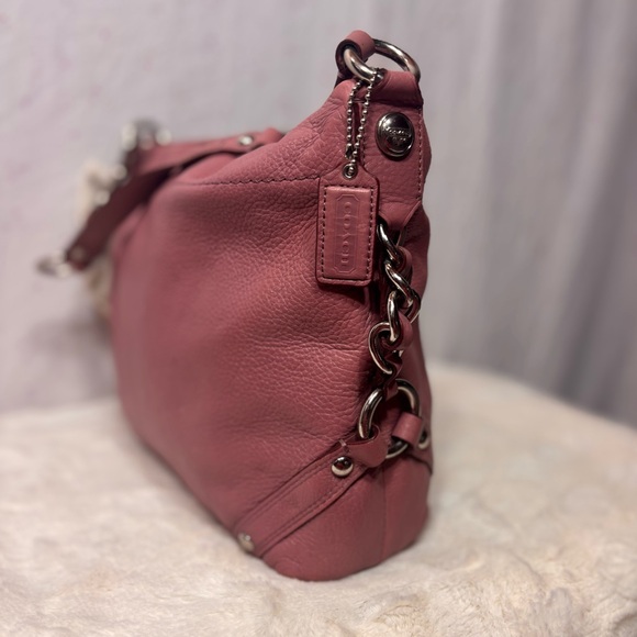 COACH Y2K Carly Shoulder Bag Lilac Leather🎀 - Picture 3 of 6